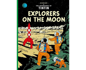 English Album #17: Tintin: Explorers On The Moon (Soft Cover) - Mu Shop