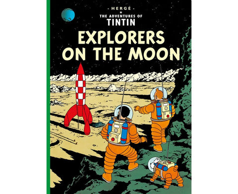 English Album #17: Tintin: Explorers On The Moon (Soft Cover) - Mu Shop