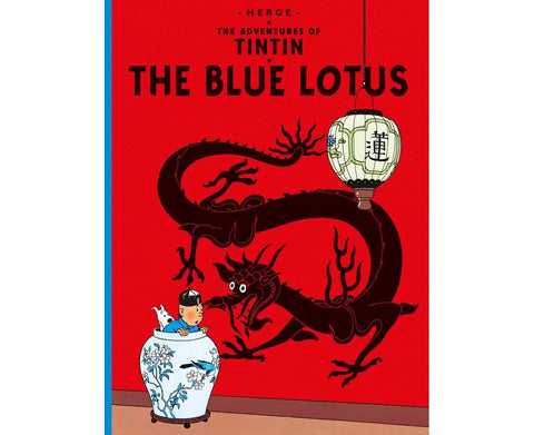 English Album The Blue Lotu sAdventures of Tintin Series : Book 5 - Mu Shop