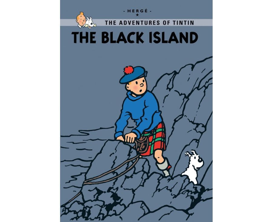 English Album: Tintin: The Black Island - Mu Shop