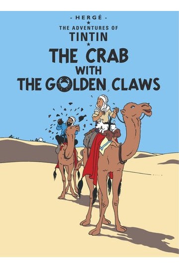 ENGLISH COVER POSTCARD - CRAB WITH THE GOLDEN CLAWS - Mu Shop