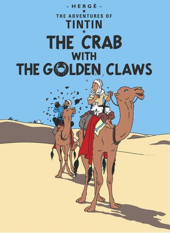 ENGLISH COVER POSTCARD - CRAB WITH THE GOLDEN CLAWS - Mu Shop