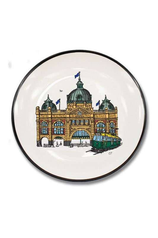 Flinders St Station Canapé Plate - Mu Shop