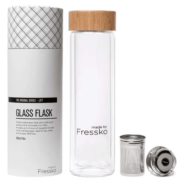 Fressko Glass Flask-Tour 400ml / 13oz