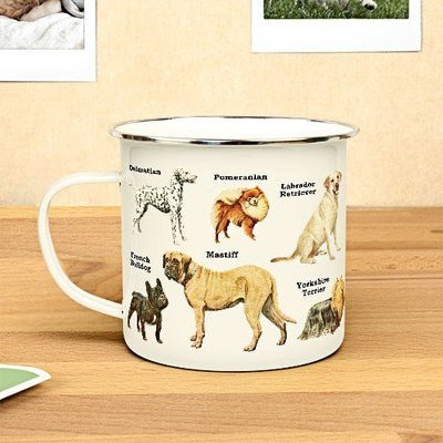 Gift Republic Camping Enamel Mug - Dogs - Mu Shop