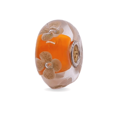 Glitter Flower Pattern Unique Bead #1307 - Mu Shop
