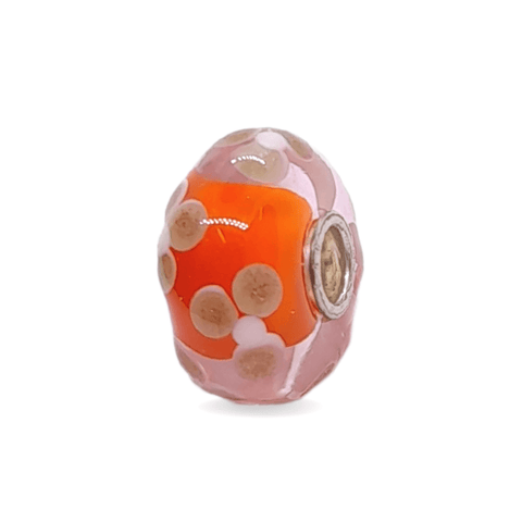 Glitter Flower Pattern Unique Bead #1323 - Mu Shop