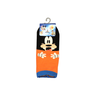 Goofy Kids Ankle Socks - Orange/Black (L)9~10 - Mu Shop