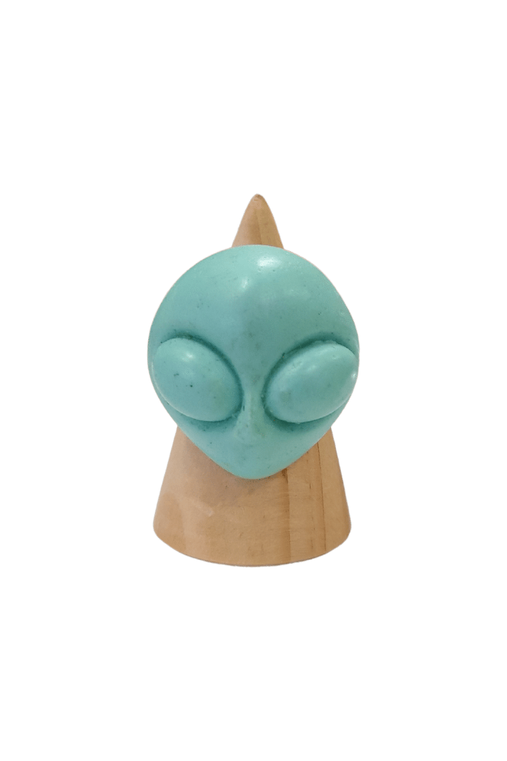 Green Alien Resin Ring - Mu Shop