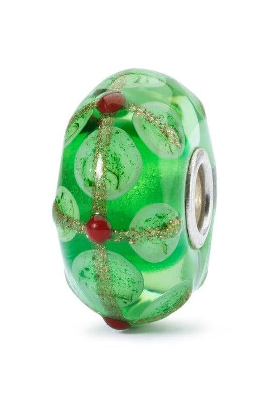 Green Flowers Bead From Wishes and Kisses Kit (Retired) - Mu Shop