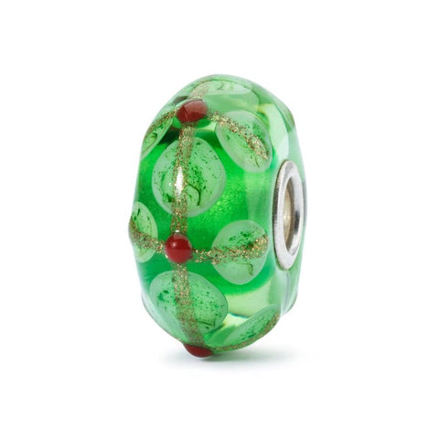Green Flowers Bead From Wishes and Kisses Kit (Retired) - Mu Shop