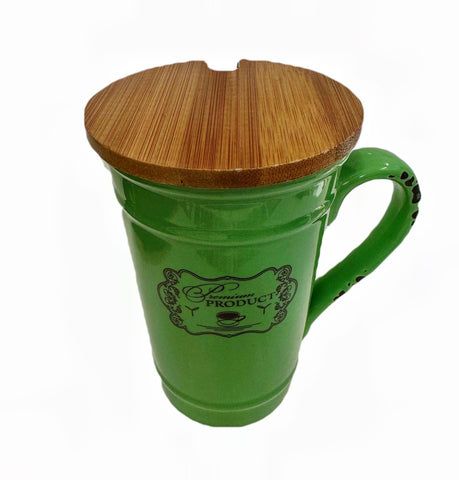 Green Rustic Mug - Mu Shop