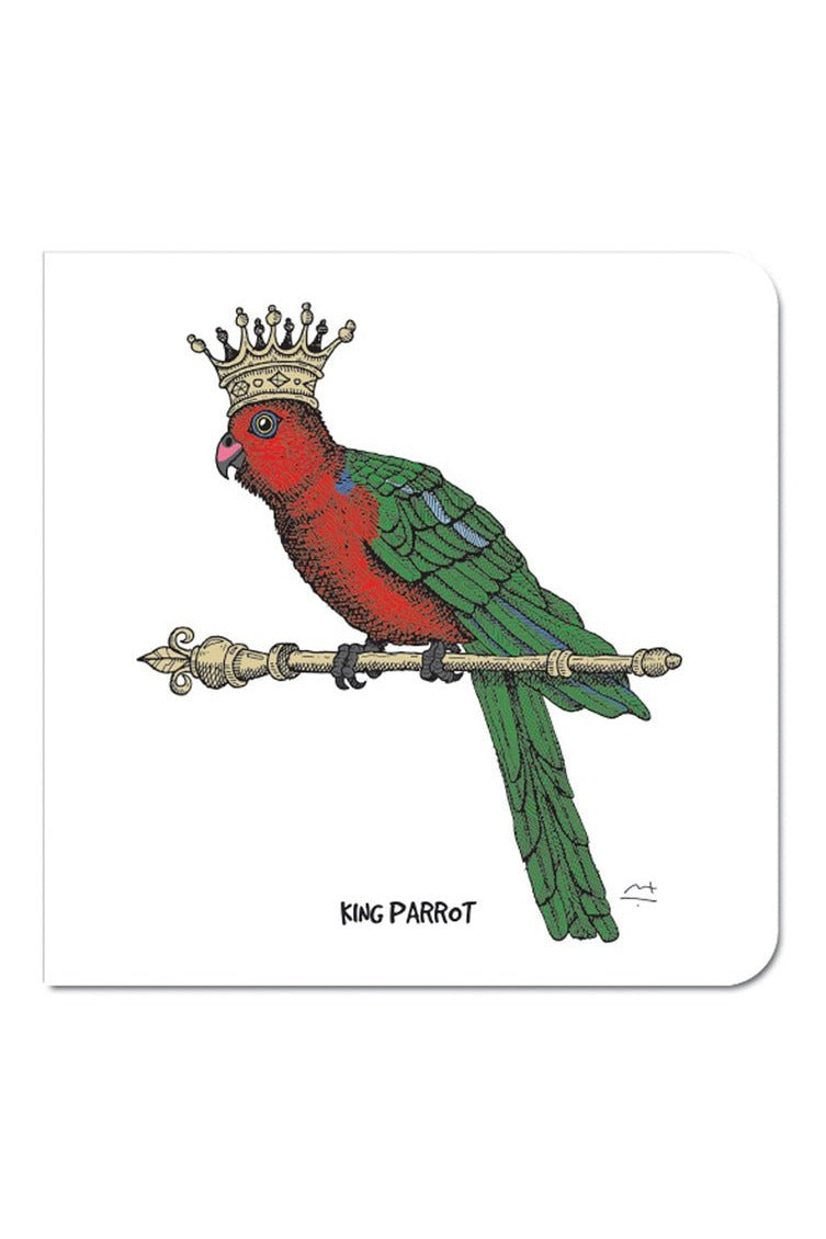 Greeting Card King Parrot - Mu Shop