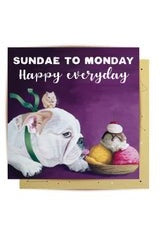 Greeting Card Sundae To Monday - Mu Shop