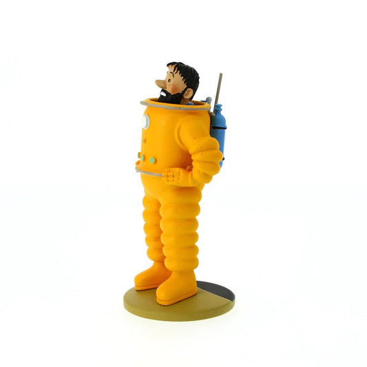 Haddock Cosmonaut 14cm RESIN FIGURINE - Mu Shop