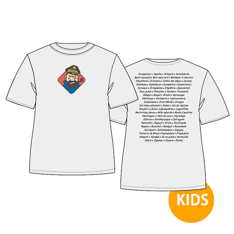 Haddock Swear Words Kids T-shirt - Mu Shop