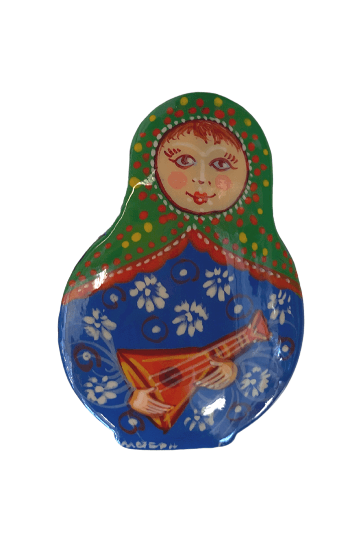 Handmade Russian Matryoshka Doll Pin - Mu Shop