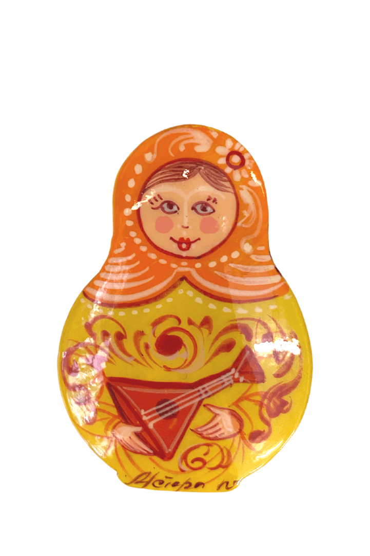 Handmade Russian Matryoshka Doll Pin - Mu Shop