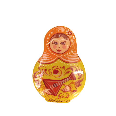 Handmade Russian Matryoshka Doll Pin - Mu Shop