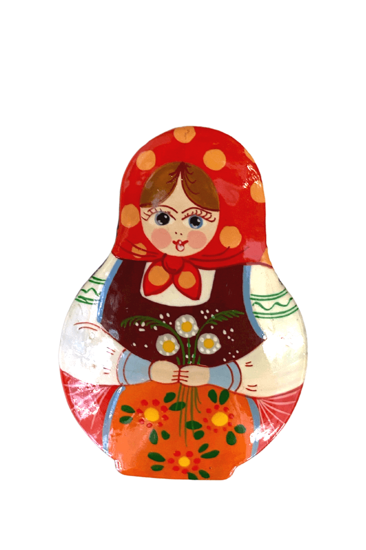 Handmade Russian Matryoshka Doll Pin - Mu Shop