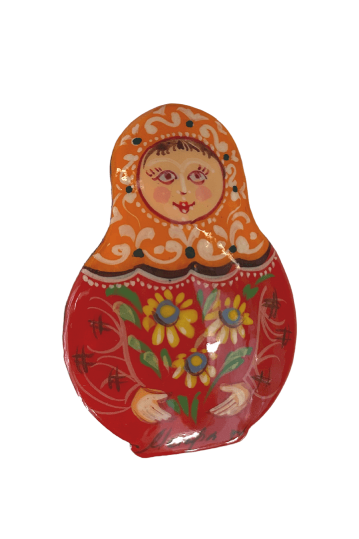 Handmade Russian Matryoshka Doll Pin - Mu Shop