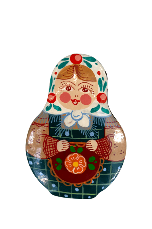 Handmade Russian Matryoshka Doll Pin - Mu Shop