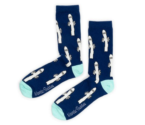 Hattifatteners Men Socks - Blue - Mu Shop