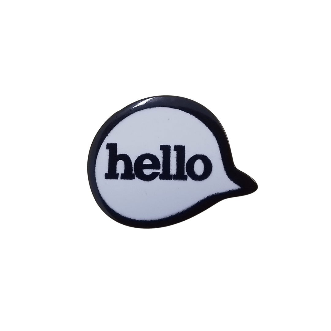 Hello Brooch - Mu Shop