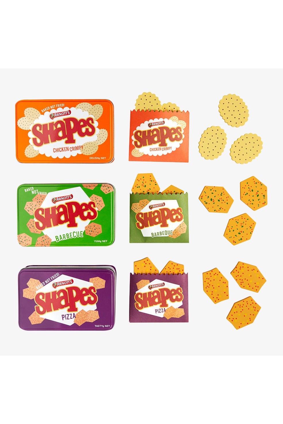 Iconic Arnott's Shapes - Mu Shop