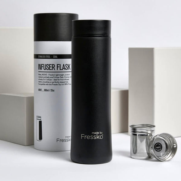 Insulated Stainless Steel - MOVE 660ml Black - Mu Shop