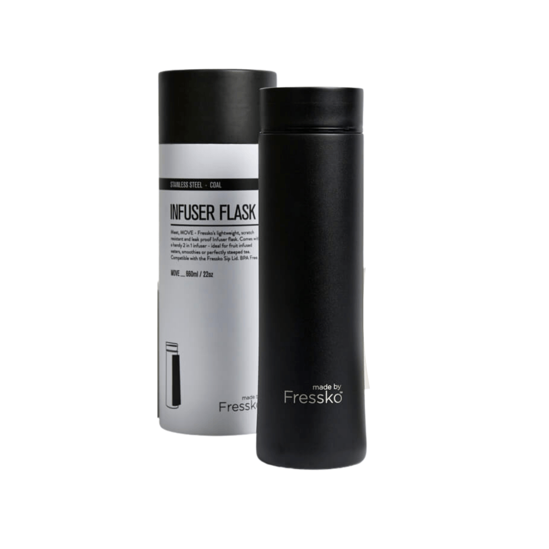Insulated Stainless Steel - MOVE 660ml Black - Mu Shop
