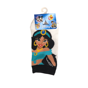 Jasmine from Disney Kids Ankle Socks - White (S)3~5 - Mu Shop