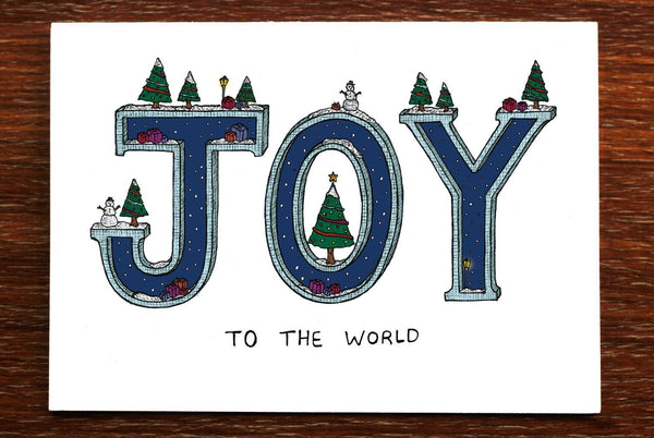 Joy to the World Greeting Card - Mu Shop