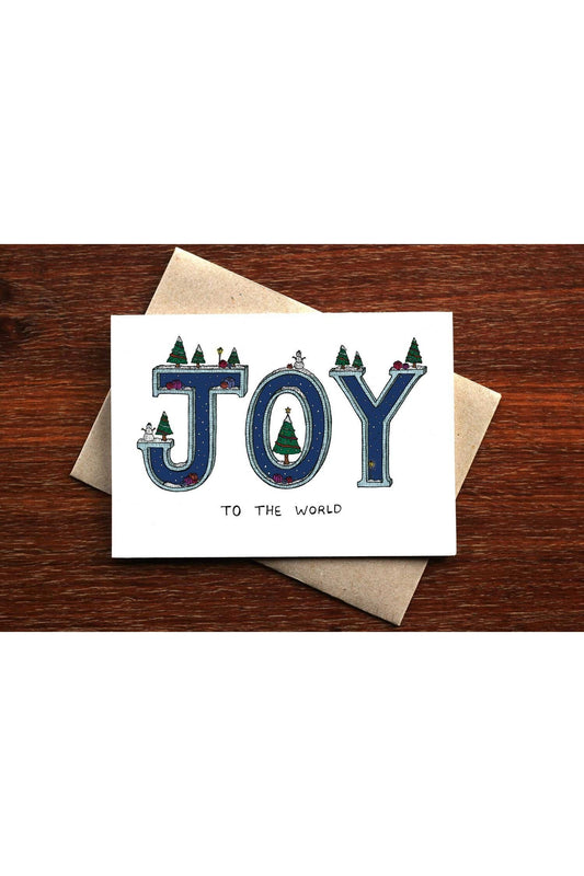 Joy to the World Greeting Card - Mu Shop