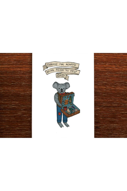 Koala Dad - Father's Day Card - Mu Shop