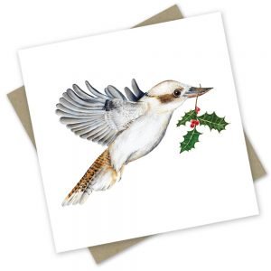Kookaburra Christmas card - Mu Shop