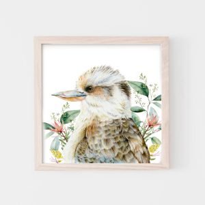 Kookaburra’s Garden Print 30 cm x 30 cm - Mu Shop