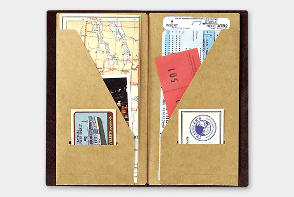 Kraft Paper Folder 020 Traveler's Notebook Refill Regular Size - Mu Shop