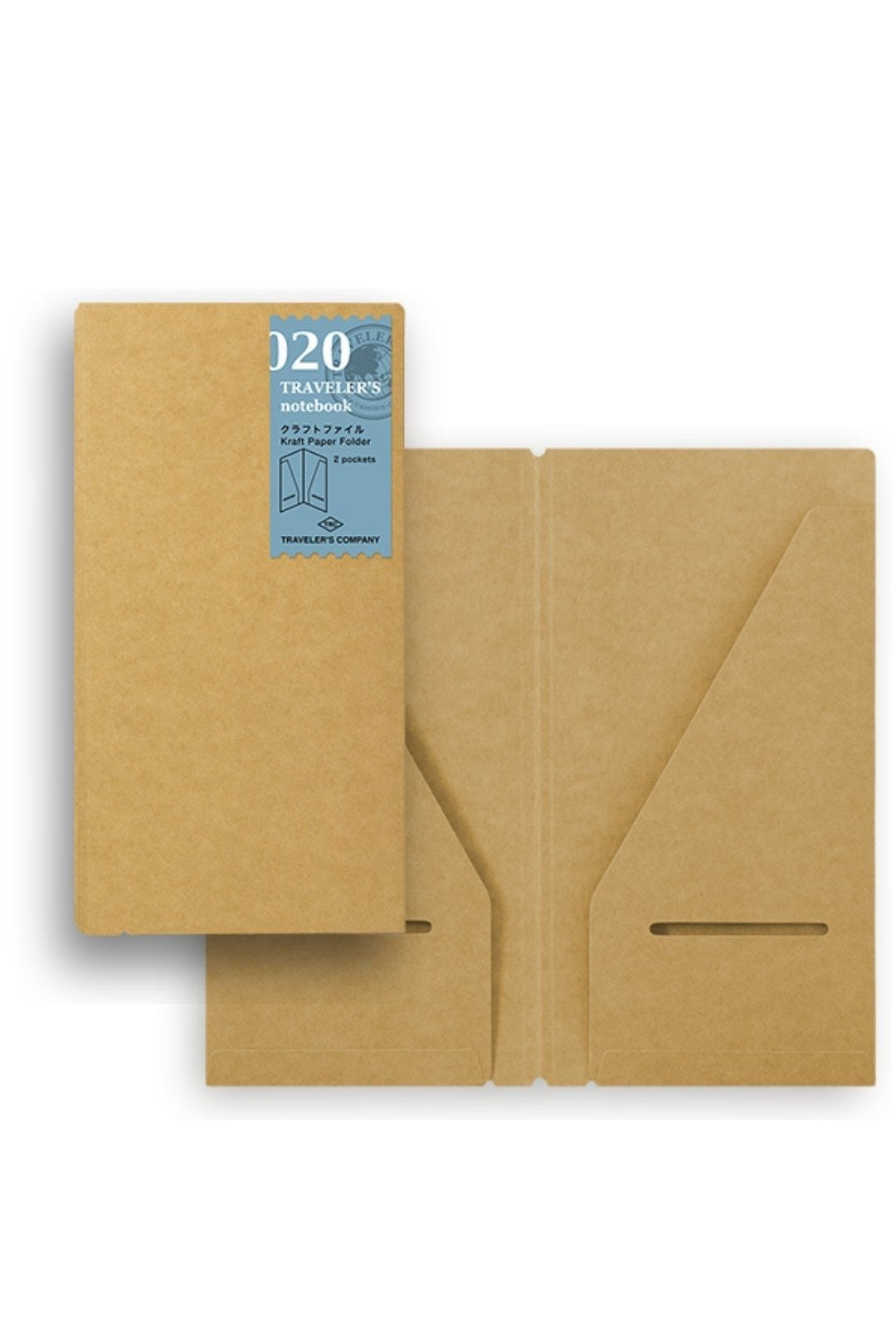 Kraft Paper Folder 020 Traveler's Notebook Refill Regular Size - Mu Shop