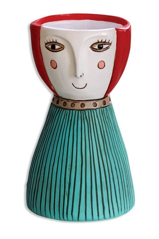 Lady Red Planter/Vase - Mu Shop