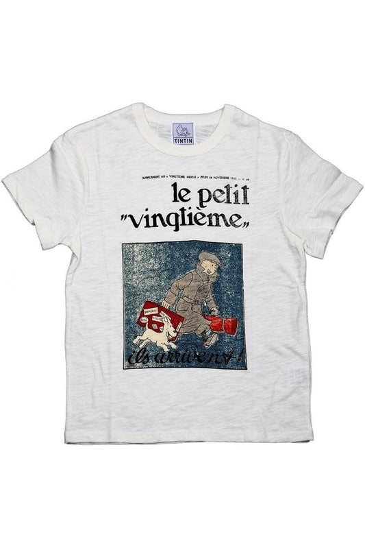 Le Petit Vingtième ils Arrivent ADULT T Shirt white - Mu Shop