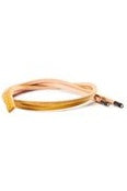 Leather Bracelet - Yellow/Light Pink 45cm - Mu Shop