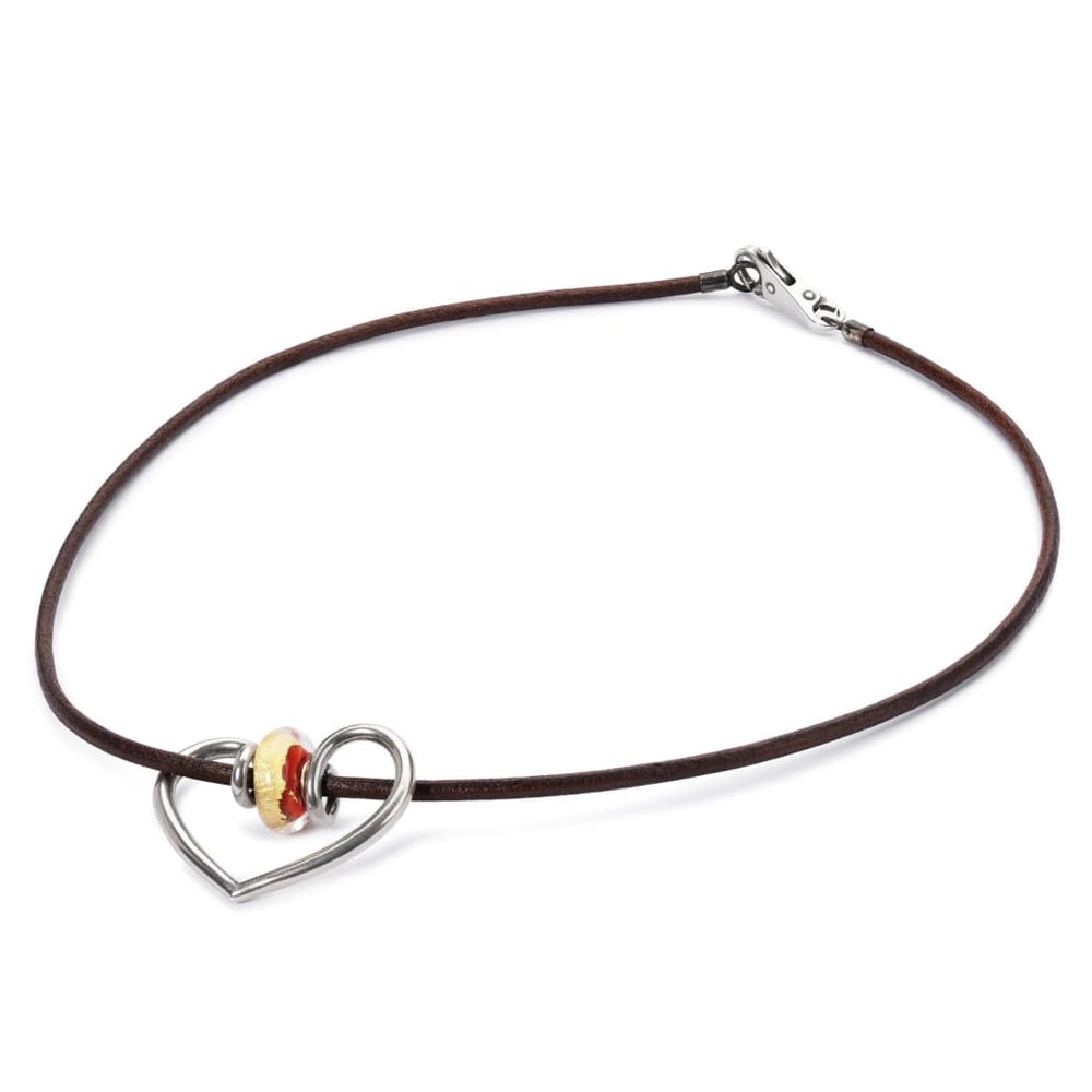 Leather Necklace Brown - Mu Shop