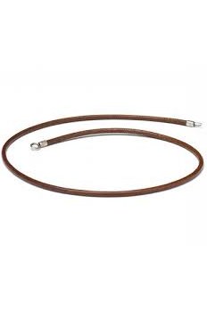 Leather Necklace Strap Brown - Mu Shop