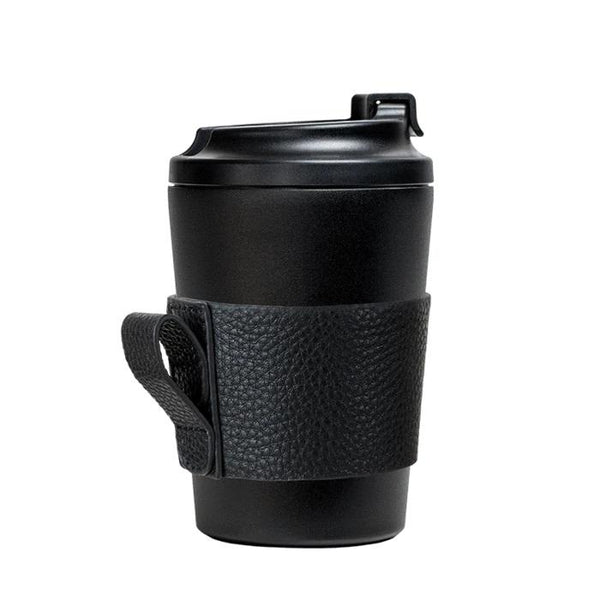Leather Sleeve Black for 12oz Cup