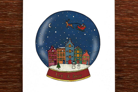 Let it Snow - Christmas Card - Mu Shop