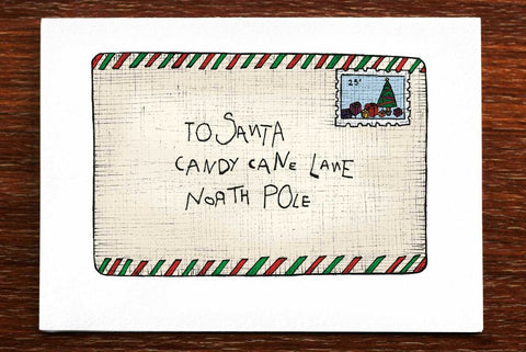 Letter to Santa - Christmas Card - Mu Shop