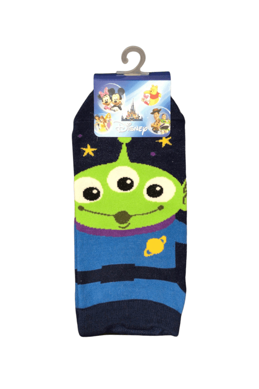 Little Green Men Kids Ankle Socks - Navy Blue (L)9~10 - Mu Shop