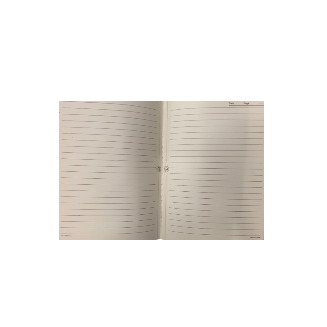 London Lined Notebook - Black - Mu Shop