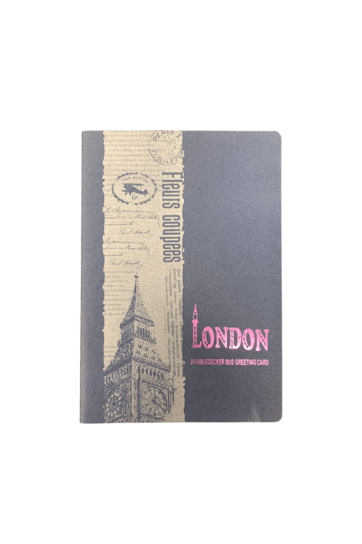 London Lined Notebook - Blue - Mu Shop